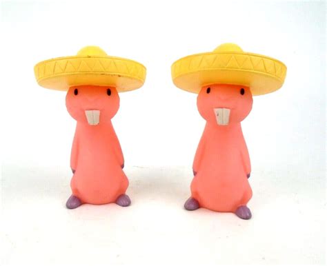 Vintage Kim Possible Rufus The Naked Mole Rat Toy Figure Disney