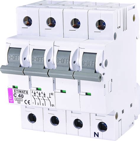 Автоматический выключатель 3p+N C 40А (6 kA) 2146520 | ООО Электро-Джаз ...