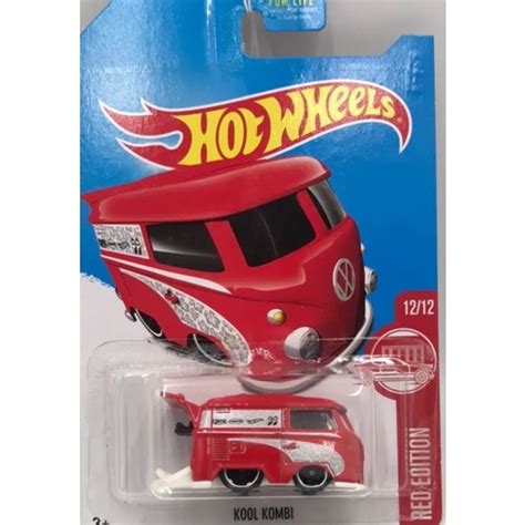 Hot Wheels VW Kool Kombi Red Edition Mooneyes Acompanha Protetor De Cartela Shopee Brasil