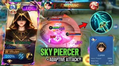 Thank You Moonton This New Item Is Best For Lunox Sky Piercer New