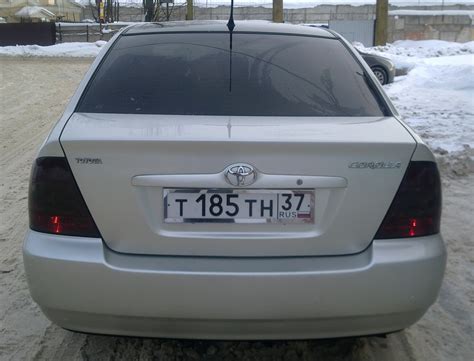 Снял шильдики и новая рамка номера — Toyota Corolla (120), 1,4 л, 2005 ...
