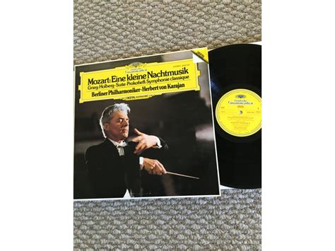 Mozart Eine Kleine Nachtmusik Lp Record Berliner Von Karajan Grieg