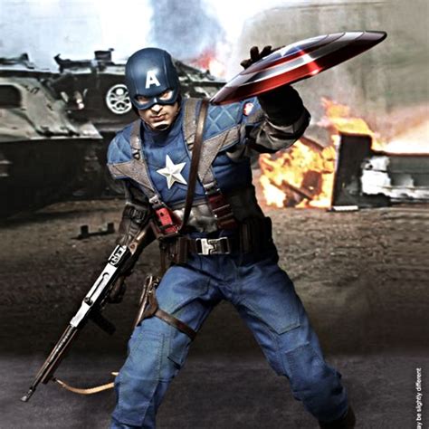 Hot Toys Captain America The First Avenger MMS156 Hobbies Toys Toys Games On Carousell
