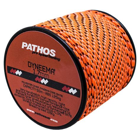 Pathos Dyneema Cord 50m - Orange 1.7mm