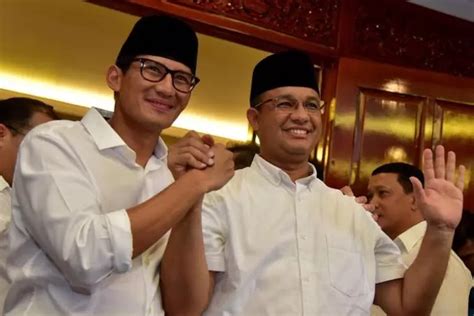 Sandiaga Uno Minta Anies Baswedan Jadi Cagub DKI 2017 Silam Prabowo