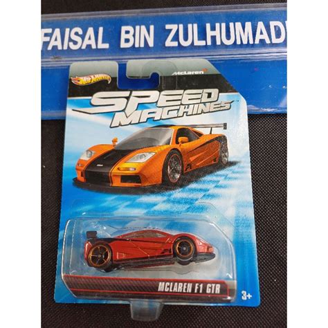 Hot Wheels Mclaren F Gtr Speed Machines Not Perfect May Have Issues Fzcc Shopee Malaysia