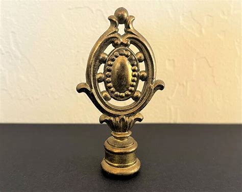 Vintage Brass Finial Ornate Brass Lamp Finial Vintage Lamp Accessory