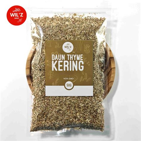 Dry Thyme Leaves Dry Thyme Leaves 50g Daun Thyme Kering Dry