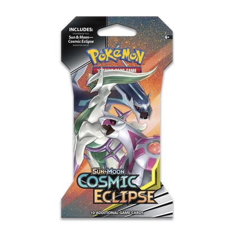 Pok Mon Tcg Sun Mooncosmic Eclipse Sleeved Booster Pack Cards