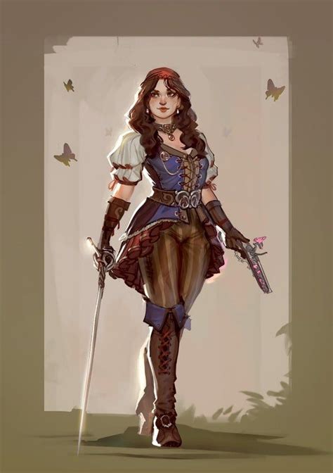 Fantasy Art Female Bard Illustrationfashiondesignsketchesface