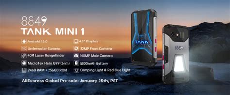 8849 TANK MINI 1: The Mini Rugged Smartphone That Packs a Punch | Spoke.com
