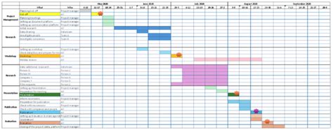 project management planning  timelines global investigative