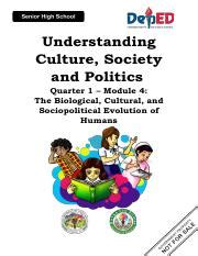 Q Shs Ucsp Module Pdf Understanding Culture Society And