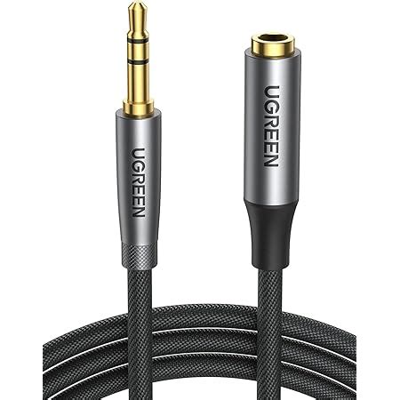 SUCESO Klinke Audio Verlängerungskabel 3M Aux Kabel Nylon 3 5mm Stereo