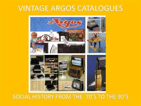 Vintage Argos Catalogues From the 70's to the 90's Social History ...