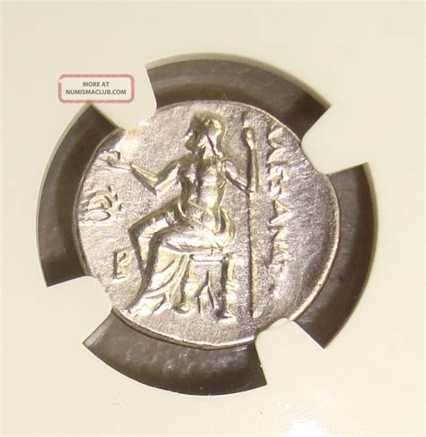 Bc Alexander Iii The Great Ancient Greek Silver Drachm Ngc Ch