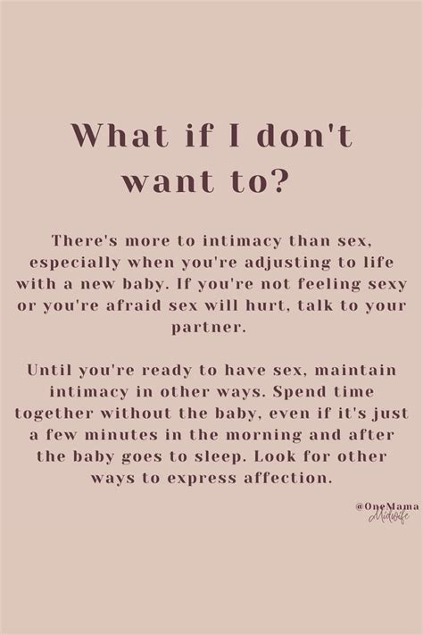 Sex After Birth Cozy Nursery