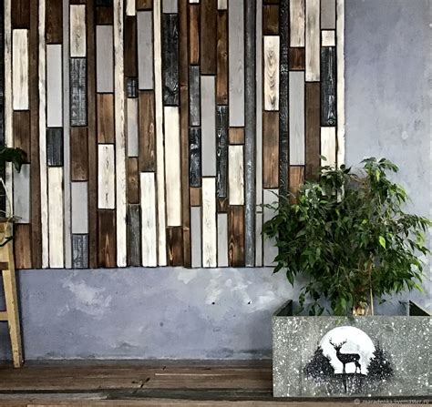 Панно на стену лофт. Панель деревянная лофт купить в интернет-магазине ...