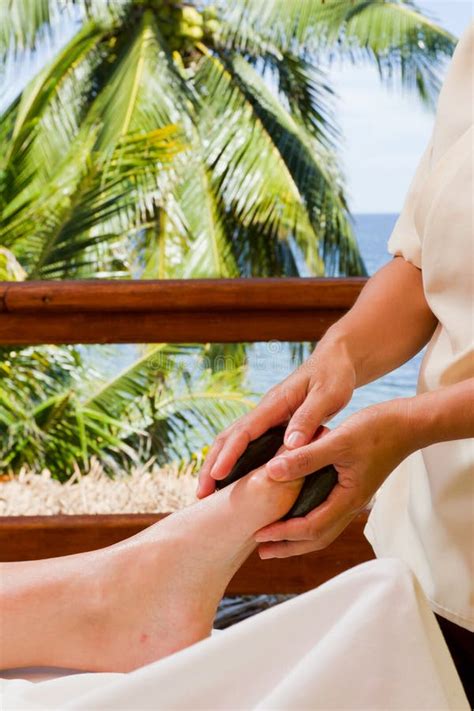 Hot Stone Massage Stock Image Image Of Calm Health 36052129