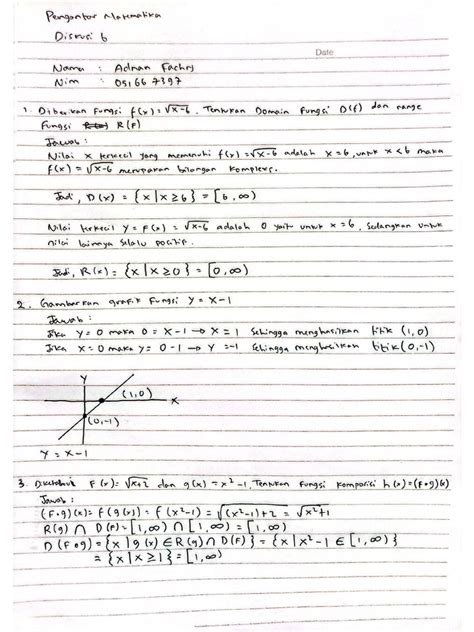 Diskusi 6 Pengantar Matematika Pdf