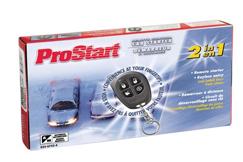 Prostart 4 Button Remote Starter With Keyless Entry Canadian Tire