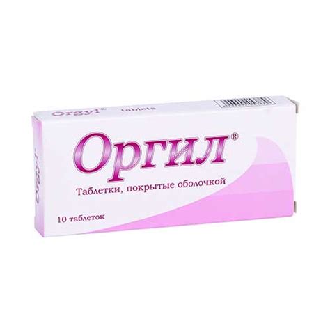 Оргил таб. 500мг №10 от Kusum Healthcare, цена - купить с доставкой в ...