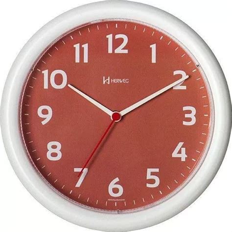 Reloj de pared analógico Herweg Relógio de Parede Análogico 6718 con