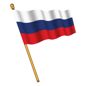 Bandera Nacional De Rusia Ondeando Vector Png Dibujos Dia De Rusia