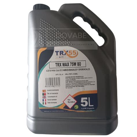 Aceite Para Caja De Cambios Y Diferenciales Trx Max W