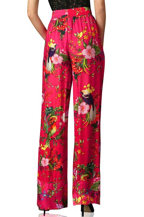 Designer Wide Leg Pants Printed Pants And Straight Leg Pants For Women