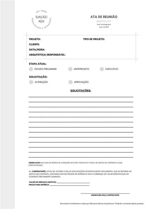Modelo De Ata De Reunião Word Grátis - Modelo de ata de reunião editável em word – Artofit