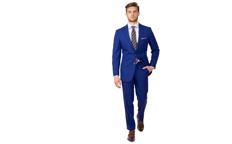royal blue suit  summer wool oliver wicks