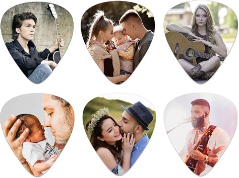 Amazon Bopreina Pack Custom Picture Photo Guitar Picks