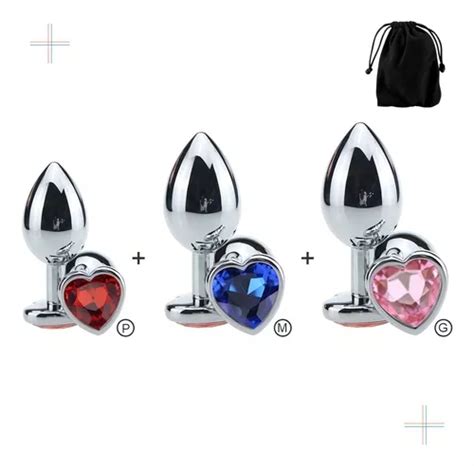 Plug Anal Kit Uni Inox Pedra Tamanho P M G Promo MercadoLivre
