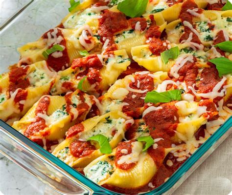 Cheesy Spinach Ricotta Stuffed Shells Newmans Own