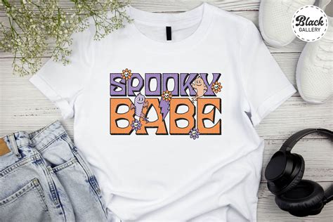 Retro Halloween Spooky Babe PNG By Black Gallery TheHungryJPEG