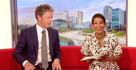 Bbc Breakfast Host Naga Munchettys Apology To Charlie Stayt