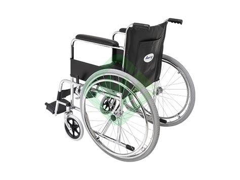 Кресло-коляска инвалидная складная Barry B2 (сиденье 460 мм, колеса ...