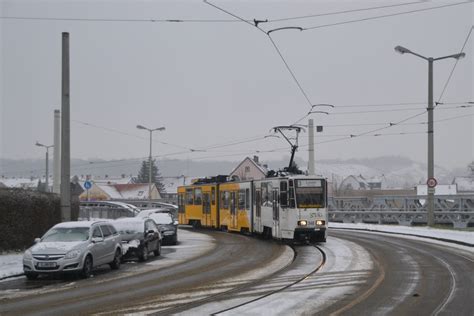 Гера, Tatra KTNF8 № 348 — Фото — Городской электротранспорт