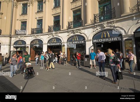 Mcdonalds In Munich Germany Stock Photo Alamy