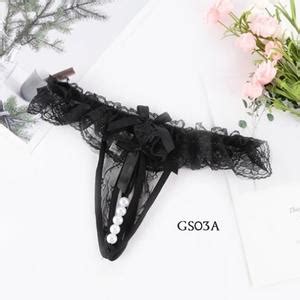 Jual CELANA DALAM WANITA SEKSI CD G STRING SEXY LINGERIE HITAM GS A Hitam Kota Surabaya