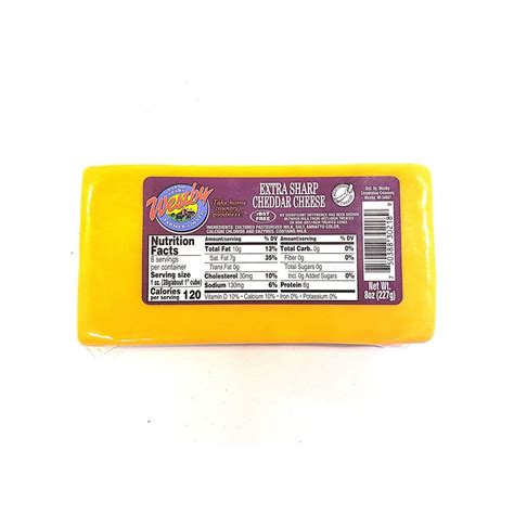 oz extra sharp cheddar cheese westby cooperative creamery
