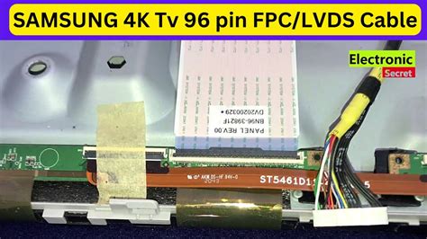 Samsung 4k Main Board Lvds FPC 96 Pin Connections YouTube