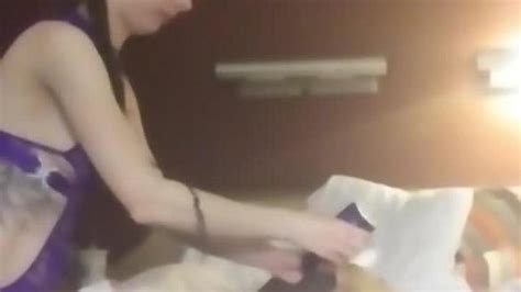 Birthday Pawg In Sexy Purple Lingerie Sucks Squats And Unexpectedly Squirts All Over BBC