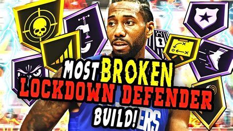 MOST OVERPOWERED BEST LOCKDOWN DEFENDER BUILD 2K20 INSANE GOLD HOF