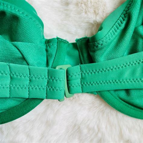 Rhode Swim Rhode Nwot Green Scalloped Edge Underwire Bikini Top Poshmark