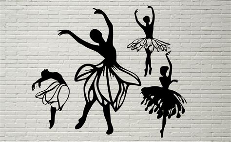 Ballet Svg Bundle Ballerina Clipart Ballet Dancer Cut File Etsy