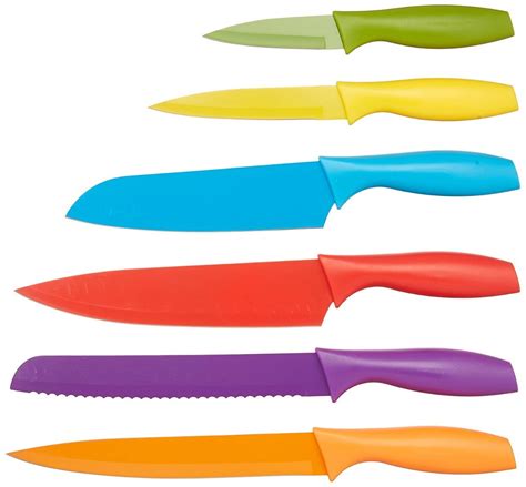 Juego De 12 Cuchillos De Colores 95880 En Mercado Libre