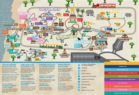 Jacksonville Zoo Map (2022 - 2020) | ThemeParkBrochures.net