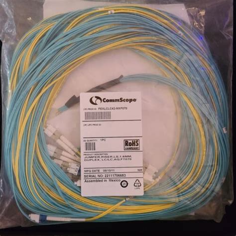 Lazrspeed Lc To Lc Fiber Patch Cord Mm Duplex Riser Ft